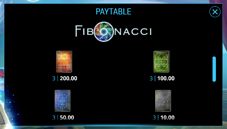 1win Fibonacci правила игры