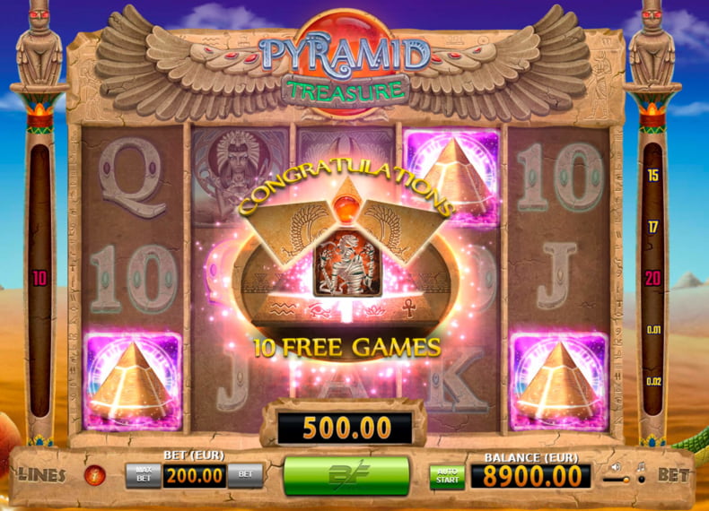 1win Pyramid Treasure slot