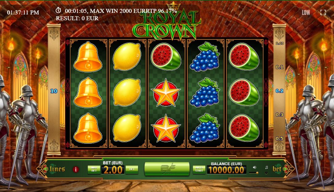 1win Royal Crown Slot