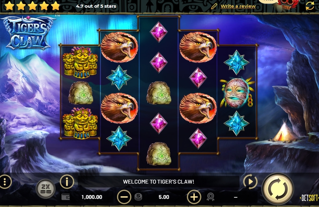 Tiger Claws slot 1win