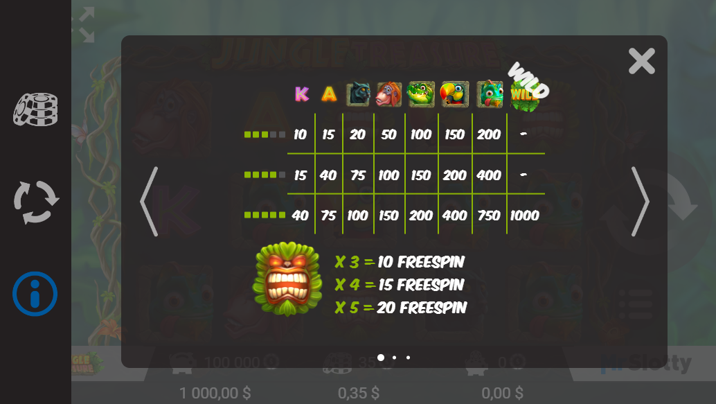 Jungle Treasure slot 1win