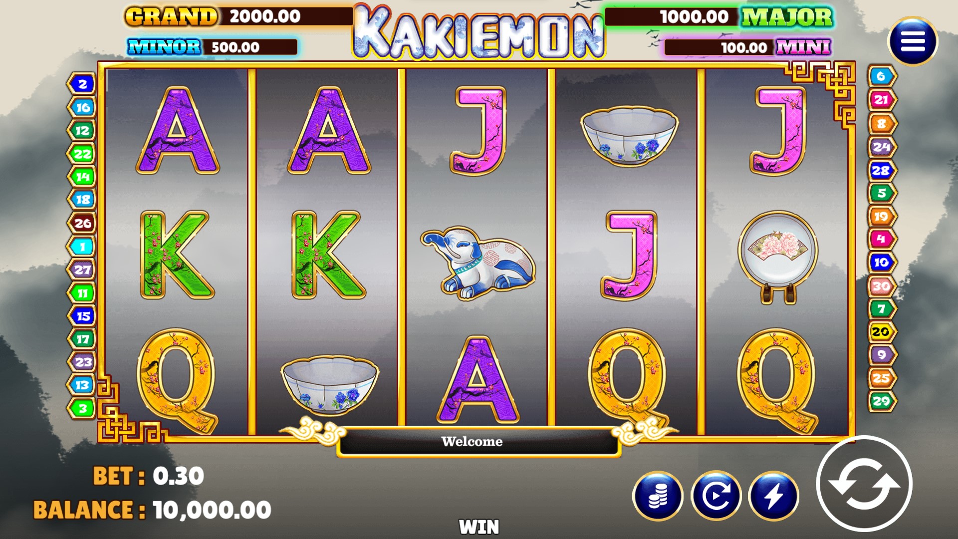 Kakiemon слот на 1win