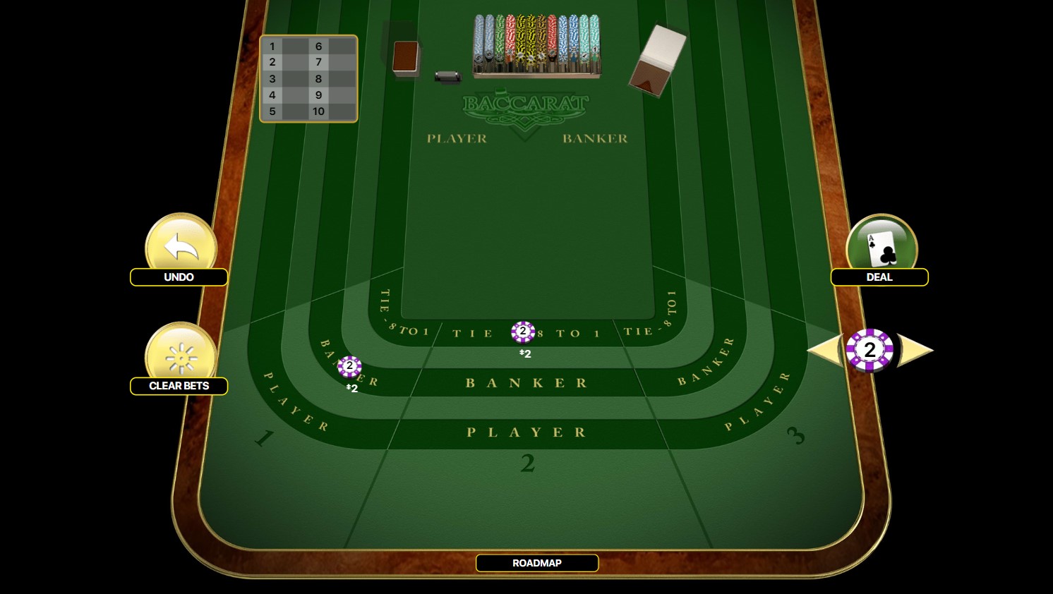 American Baccarat slot