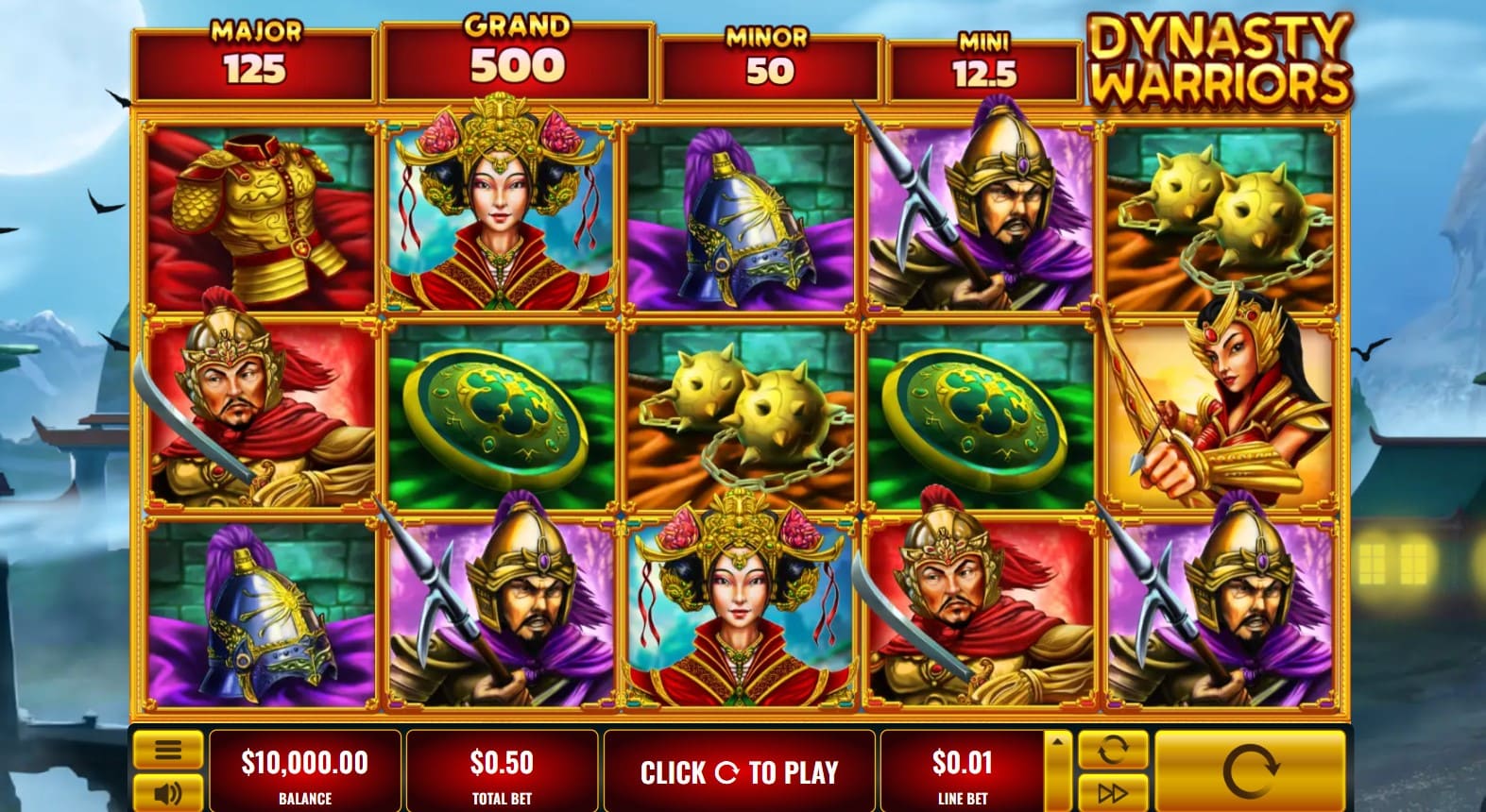 Dynasty Warriors slot